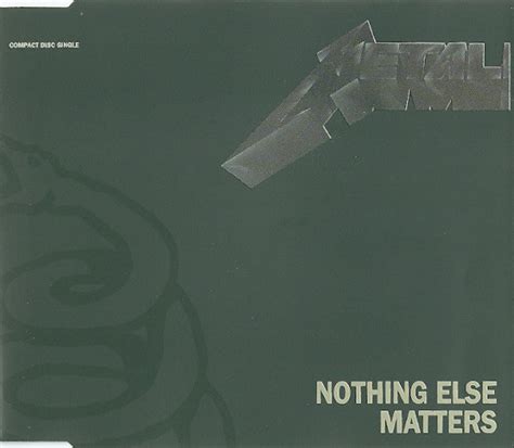 Metallica - Nothing Else Matters (1992, CD) | Discogs