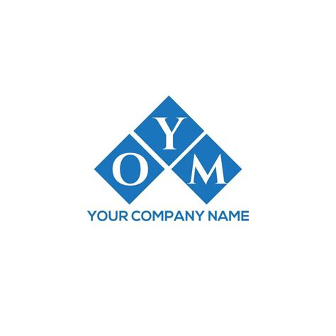 OYM letter logo design on white background. OYM creative initials ...