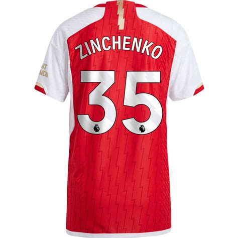 2023/24 adidas Oleksand Zinchenko Arsenal Home Aunthetic Jersey - SoccerPro