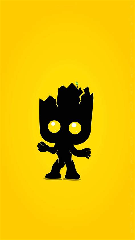 Groot, logo, black, HD phone wallpaper | Peakpx