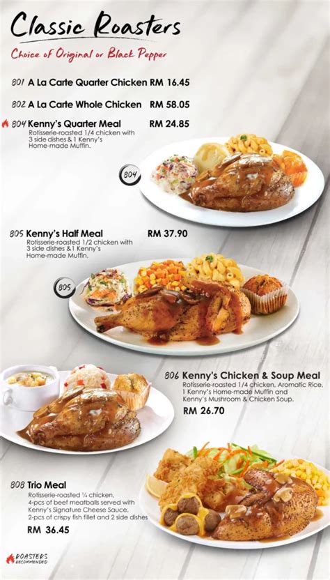 Kenny Rogers Roasters Menu Malaysia Prices Updated 2023