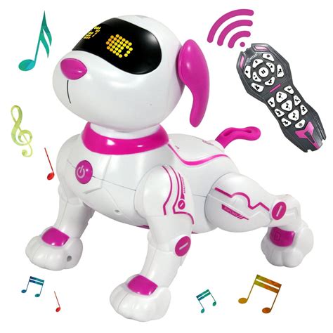 Contixo R3 Robot Dog, Walking Pet Robot Toy Robots for Kids, Remote ...