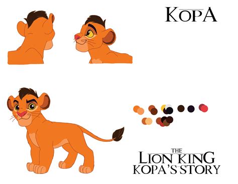 Kopa Model Sheet by AndrewShilohJeffery on DeviantArt The Lion King ...