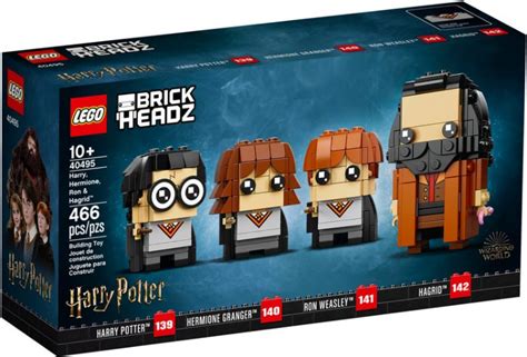 Lego BrickHeadz 40495 Harry Hermione Ron y Hagrid