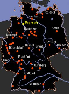 Map Bremen Germany