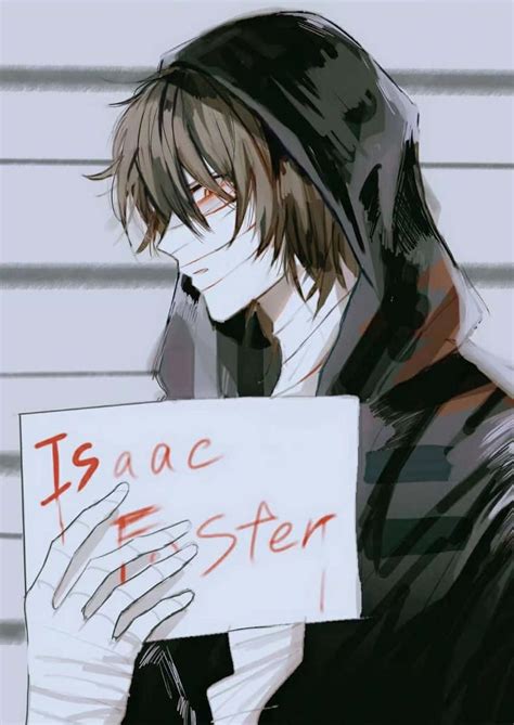 Download A Boy Holding A Sign That Says Isac Faster Wallpaper | Wallpapers.com