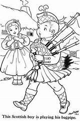 Kilt Coloring Pages sketch template