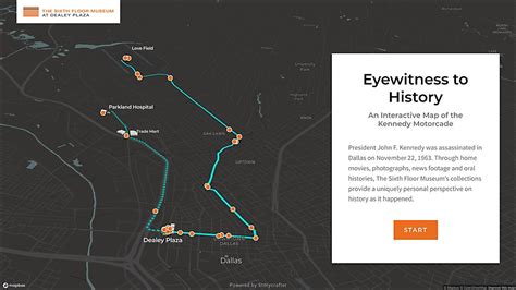 Eyewitness to History: An Interactive Map of the Kennedy Motorcade ...