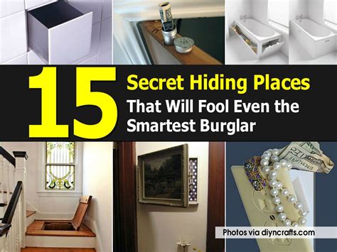 15 Secret Hiding Places That Will Fool Even the Smartest Burglar