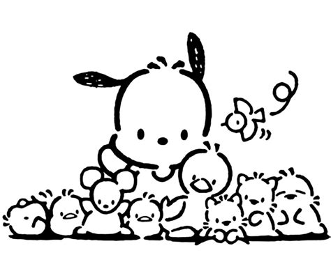 Pochacco Coloring Pages Printable for Free Download