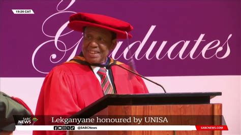 UNISA honours Bishop Dr Engenas Lekganyane - YouTube