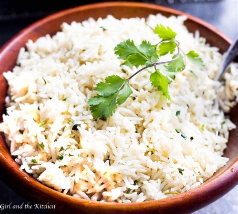 How to Cook Basmati Rice (Cilantro Garlic Rice) - Girl and the Kitchen