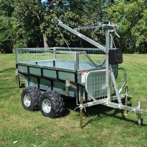 NEW HEAVY DUTY LOGGING TRAILER (With images) | Trailer, Utv trailers, Atv trailers