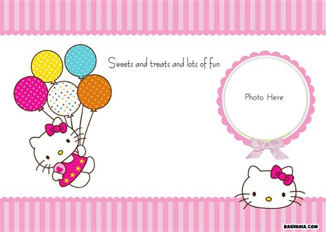 Free Printable Hello Kitty Birthday Invitations | FREE Printable ...