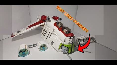 Amazing Custom Minifig-scale Gunship (Brickvault) - YouTube