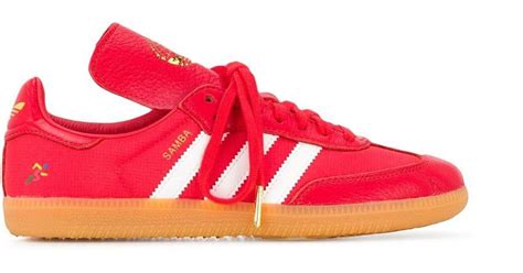 red adidas samba best sale