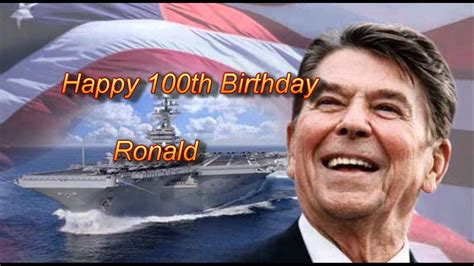 Celebrating Ronald Reagan's Birthday - YouTube