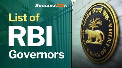 RBI Governors | RBI Governor List | Governor of Reserve Bank of India ...