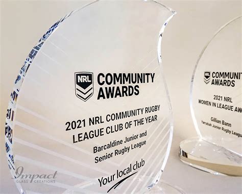 NRL Awards | Glass Creations