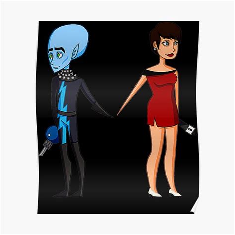 "Megamind and Roxanne Megamind" Poster for Sale by Dennaorn | Redbubble