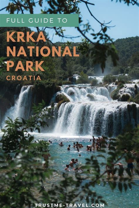 √ Krka National Park Map Pdf