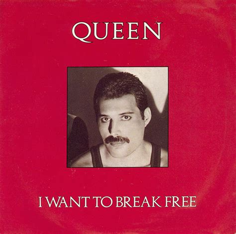 Queen - I Want To Break Free (1984, FPW, Black push-out label, Vinyl) | Discogs