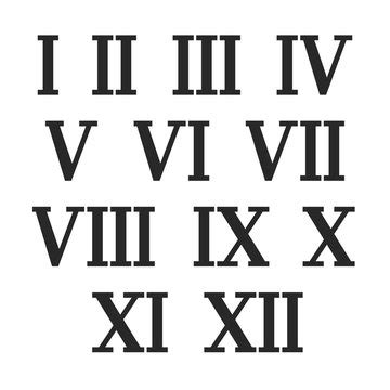 Roman Numeral 5 Font