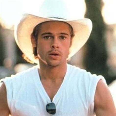 Brad Pitt in a cowboy hat "LOVE" | Brad pitt, Brad and angelina, Gorgeous men