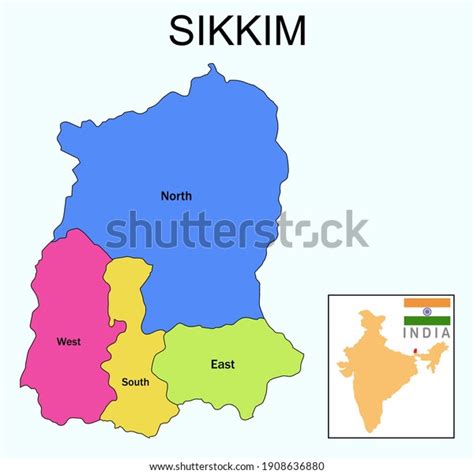 Discover 107+ sikkim map drawing - seven.edu.vn