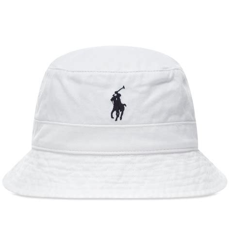 Polo Ralph Lauren Bucket Hat White | END.