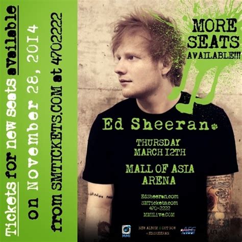 Extra tickets announced for the sold-out Ed Sheeran concert in Manila - Blog for Tech & Lifestyle