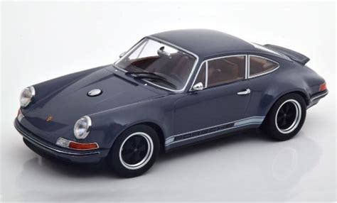 Diecast model cars Porsche 911 1/18 KK Scale Singer dunkelgrey/Dekor - Alldiecast.co.uk