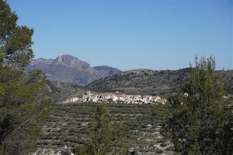 Premium Photo | A village in the mountains of spain