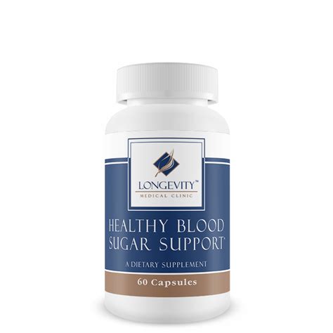 Healthy Blood Sugar Support Dietary Supplement - Feel Younger, Live Better