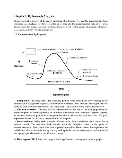 SOLUTION: Hydrograph analysis base flow separation unit hydrograph and derivation - Studypool