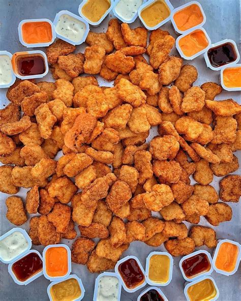 Delicious Chicken Nuggets with Dipping Sauces