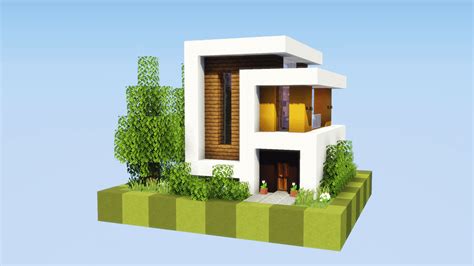 Super small modern house : r/Minecraft