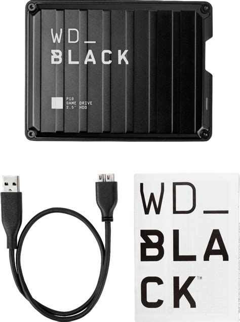 Customer Reviews: WD WD_BLACK P10 5TB External USB 3.2 Gen 1 Portable ...