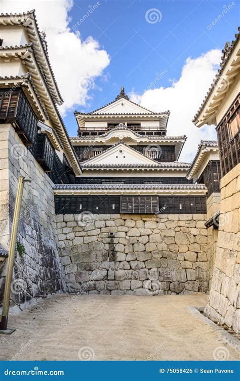 Matsuyama Castle in Japan stock photo. Image of japan - 75058426