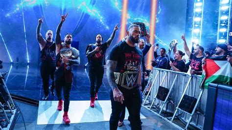 The Bloodline Entrance on Friday Night #wwe #romanreigns #shorts # ...