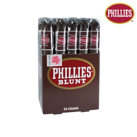 PHILLIES BLUNT CHOCOLATE UPRIGHT 55’S – Green Stack Supply