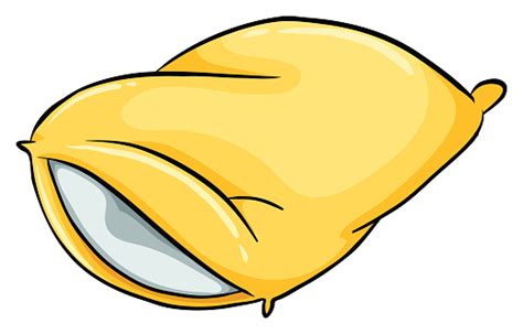 Yellow Pillow Stock Illustration - Download Image Now - iStock