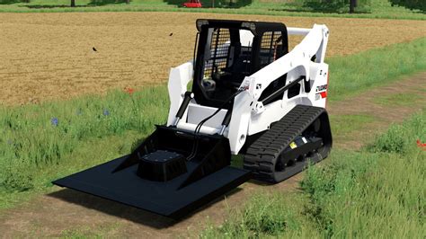 Mower For Skid Steer Loaders v1.0 FS22 Mod | Farming Simulator 22 Mod