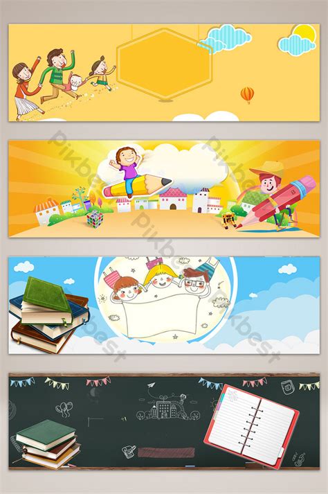 School season school blackboard poster banner background | Backgrounds ...