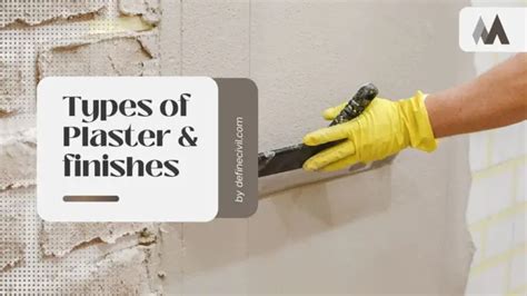 Types of Plaster & Finishing for walls - Interior - Definecivil