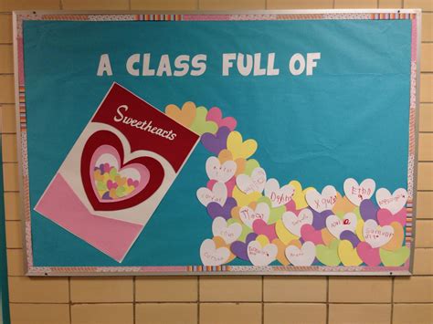 "A Class Full of Sweethearts" -Valentine's Day Bulletin Board | Valentine bulletin boards ...