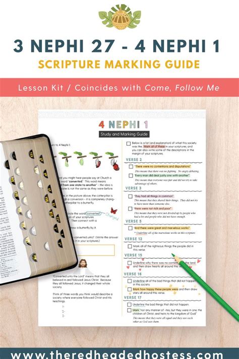 3 Nephi 27 - 4 Nephi 1 | Scripture marking, Family scripture study, Scripture study