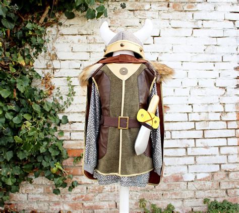 Kids Viking Costume Boys Viking Costume Viking Dress up With - Etsy