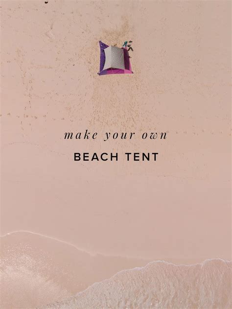 This DIY Beach Tent Fits in a Suitcase ⋆ Ruffled