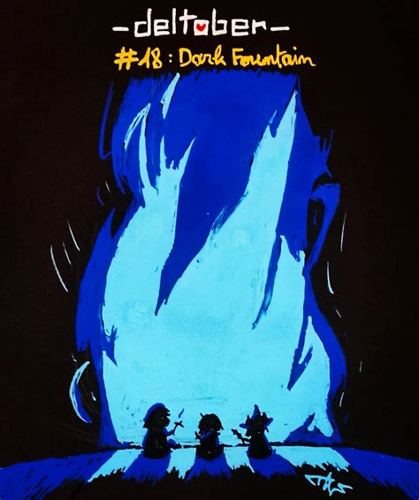 Deltober day 18 : Dark Fountain ! : r/Deltarune